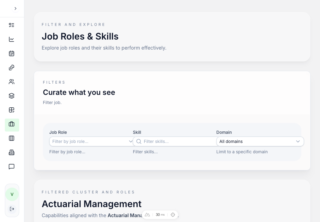 Job Roles & Skills Mapping